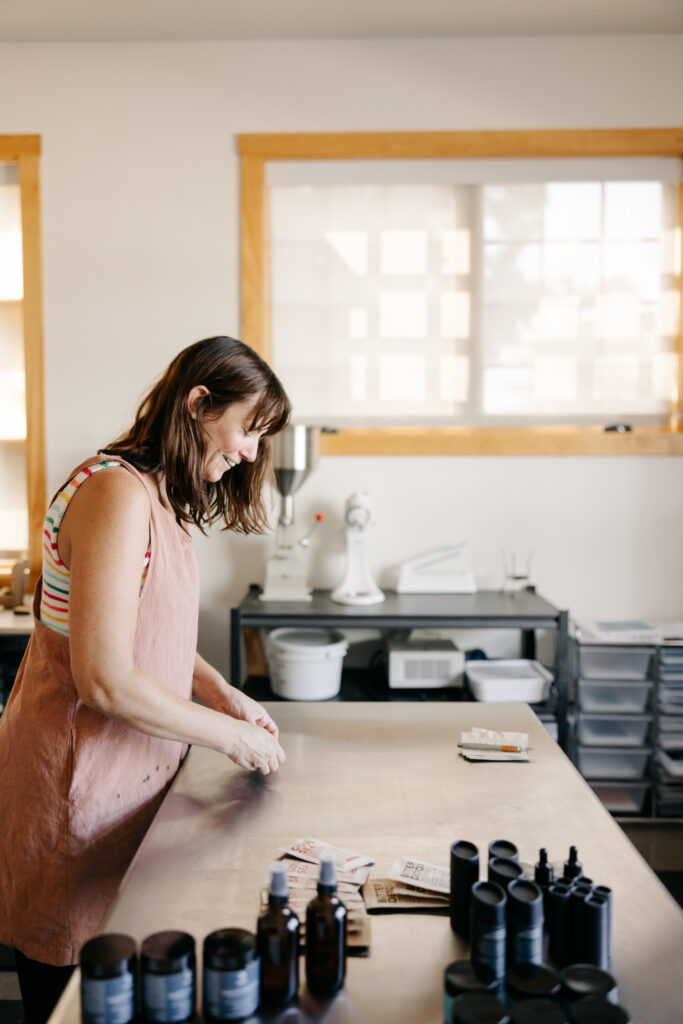 skincare lifestyle brand photography photo shoot in traverse city-2